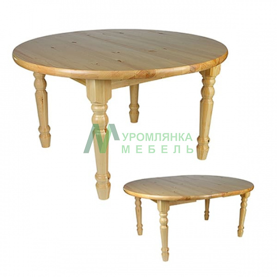 Стол обеденный круглый раскладной 16